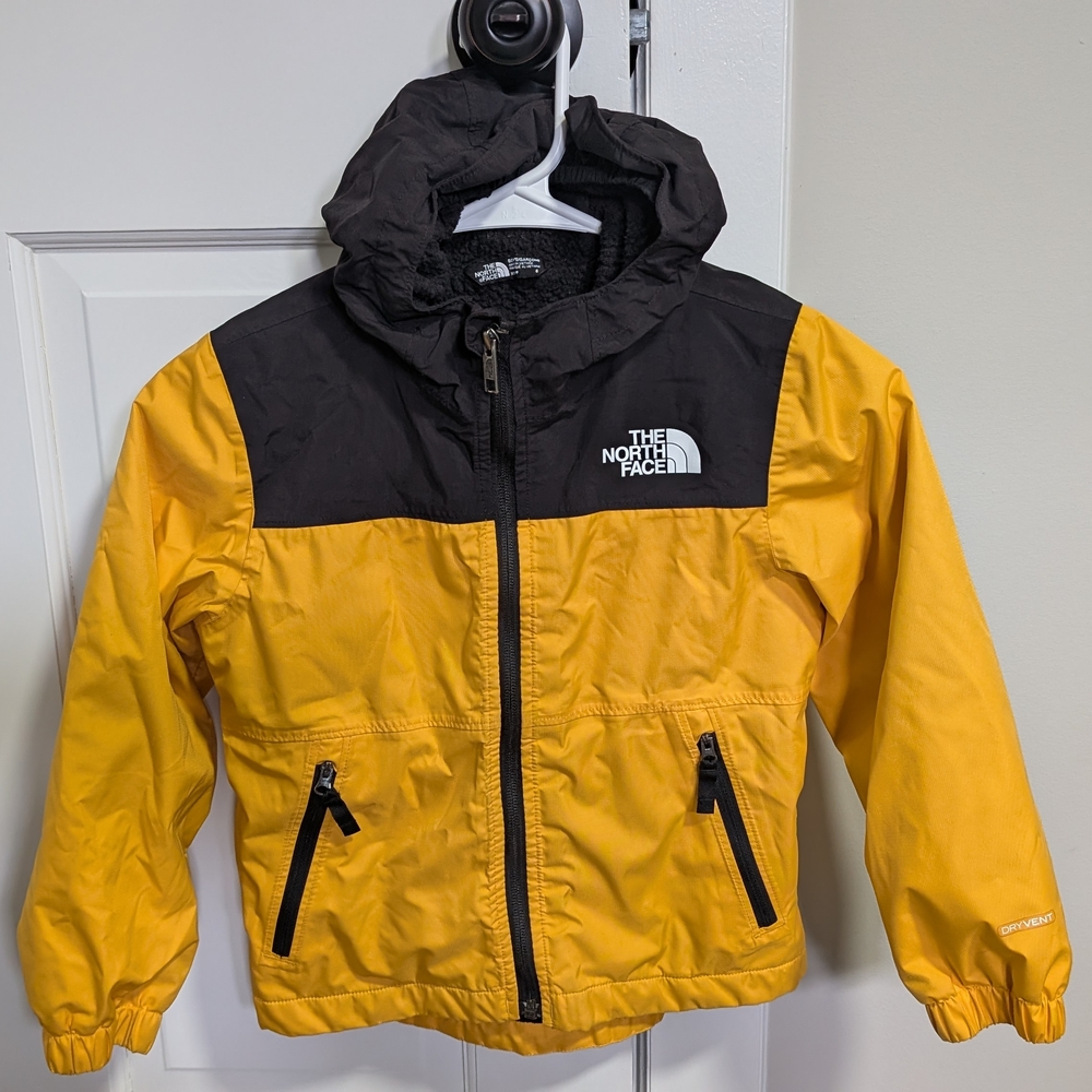 The North Face Kids Yellow and Black Jacket